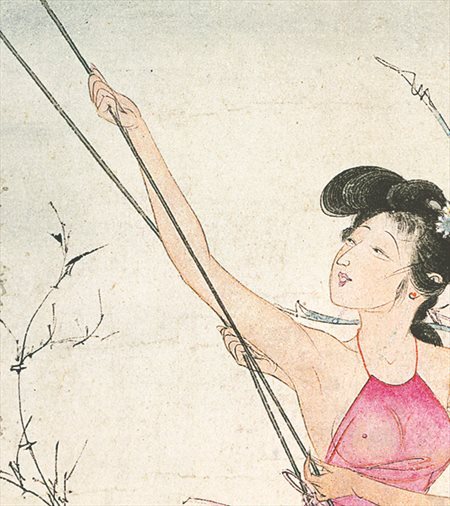 武鸣县-胡也佛的仕女画和最知名的金瓶梅秘戏图